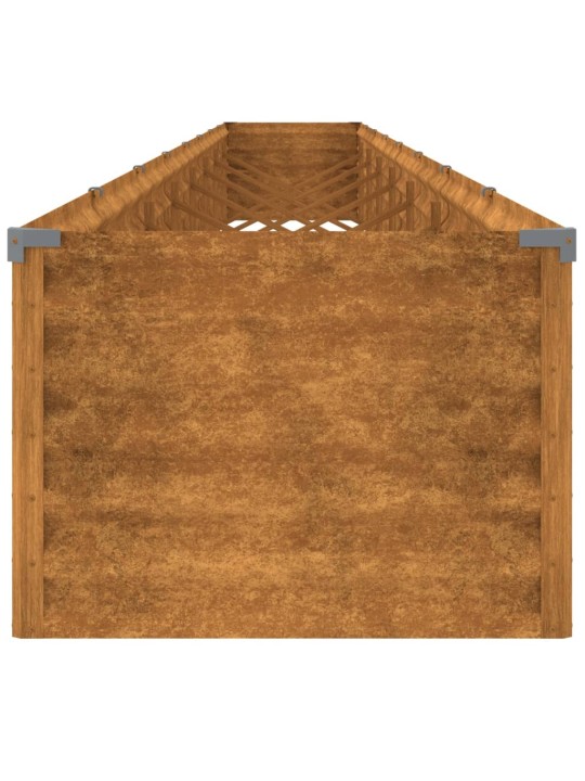 Zahradní vyvýšený záhon 770 x 50 x 36 cm cortenová ocel