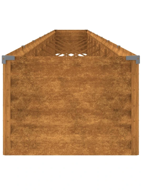 Zahradní vyvýšený záhon 770 x 50 x 36 cm cortenová ocel