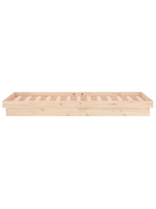 Rám postele s LED světlem 75x190 cm Small Single masivní dřevo