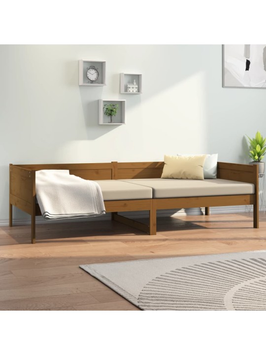Válenda medově hnědá masivní borové dřevo 80 x 200 cm
