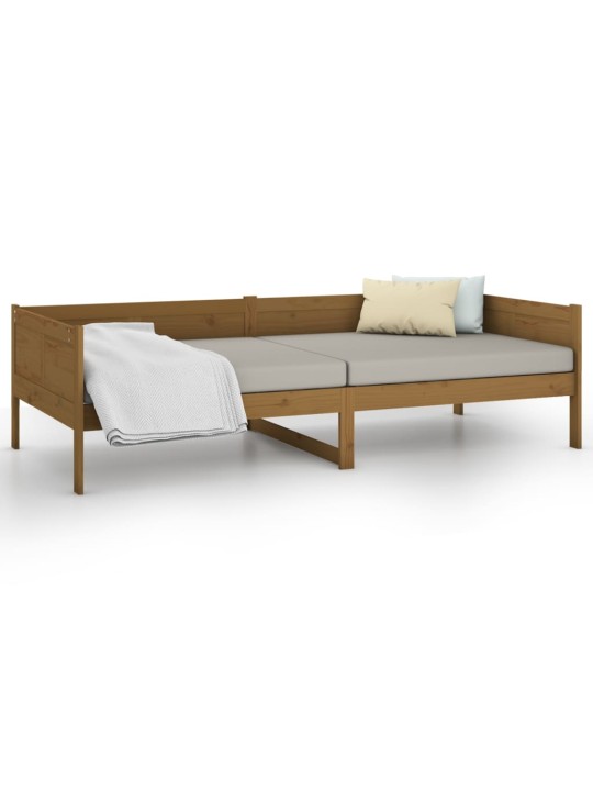 Válenda medově hnědá masivní borové dřevo 80 x 200 cm
