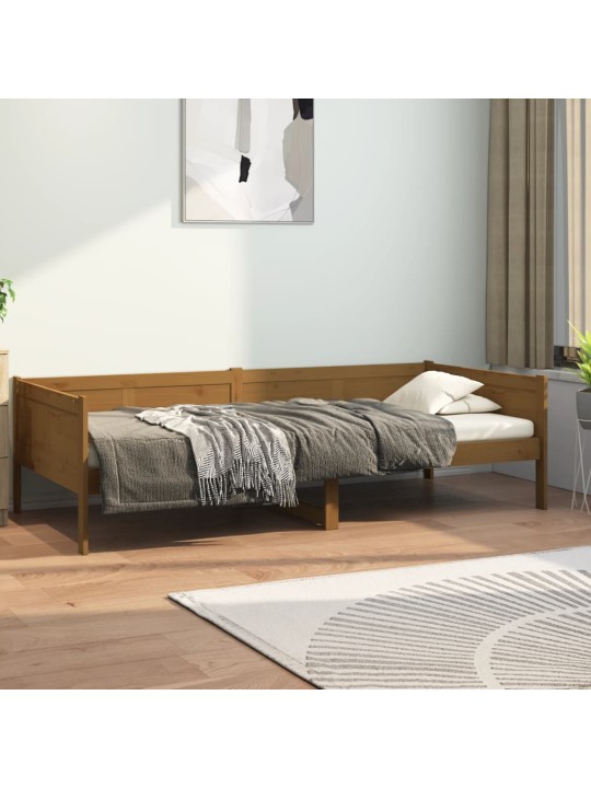 Válenda medově hnědá masivní borové dřevo 80 x 200 cm