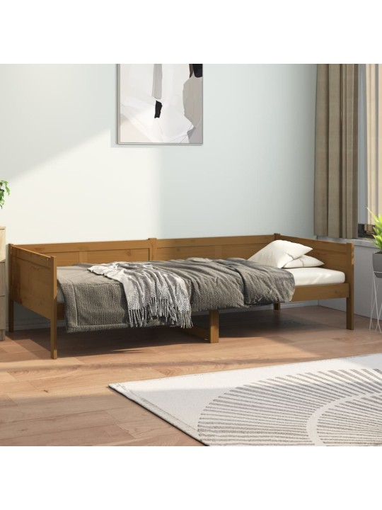 Válenda medově hnědá masivní borové dřevo 90 x 190 cm