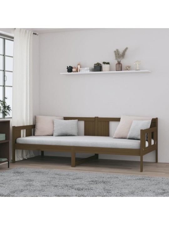 Válenda medově hnědá masivní borové dřevo 80 x 200 cm