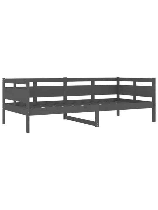 Válenda šedá masivní borové dřevo 90 x 200 cm