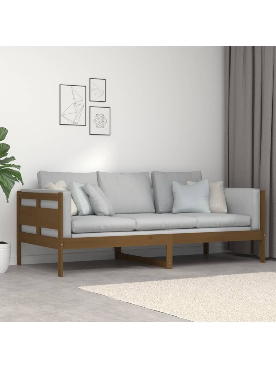 Válenda medově hnědá masivní borové dřevo 90 x 200 cm