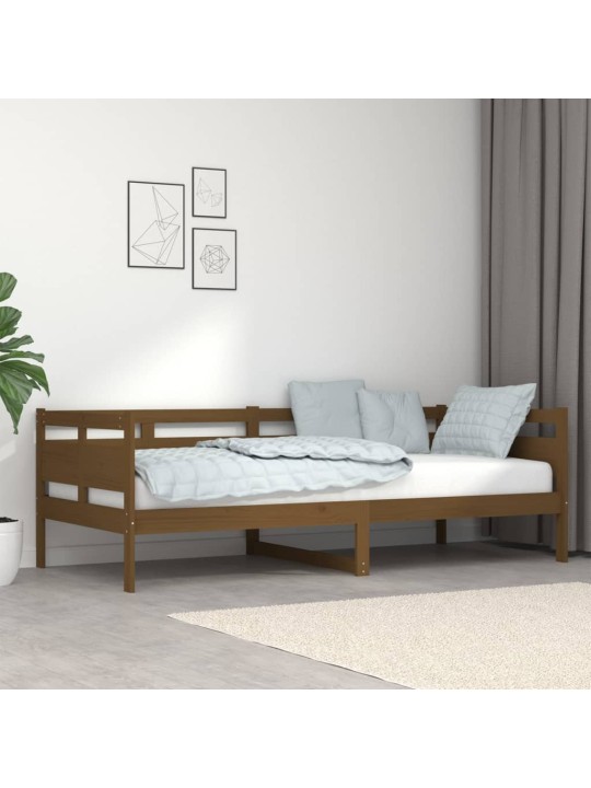 Válenda medově hnědá masivní borové dřevo 90 x 200 cm