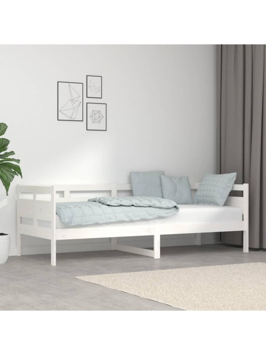 Válenda bílá masivní borové dřevo 80 x 200 cm