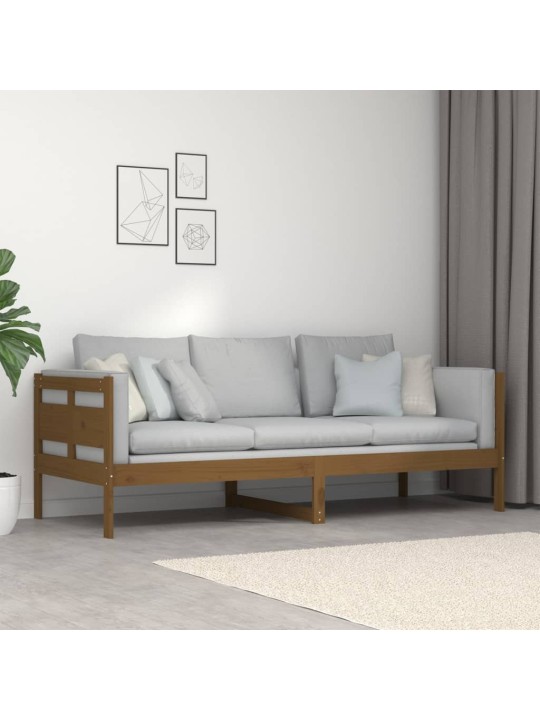 Válenda medově hnědá masivní borové dřevo 80 x 200 cm