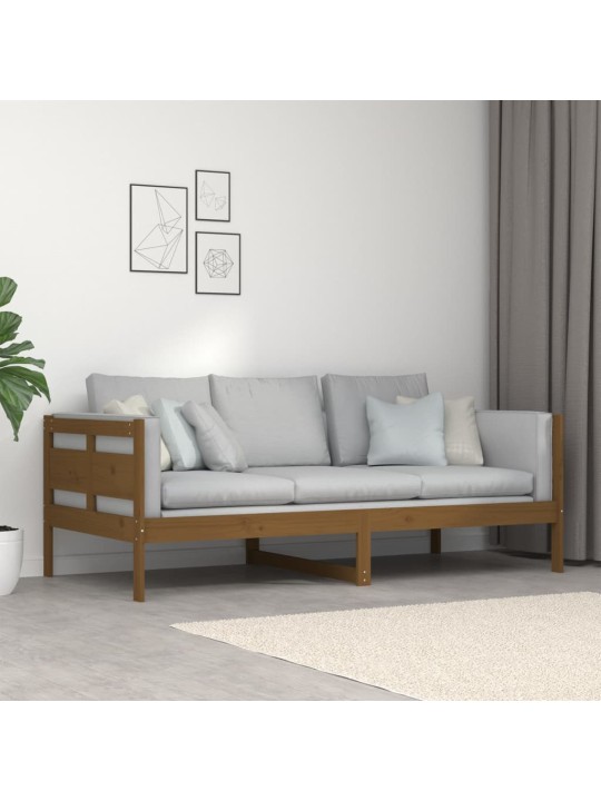 Válenda medově hnědá masivní borové dřevo 90 x 190 cm