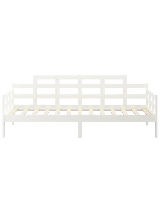 Válenda bílá masivní borové dřevo 90 x 200 cm