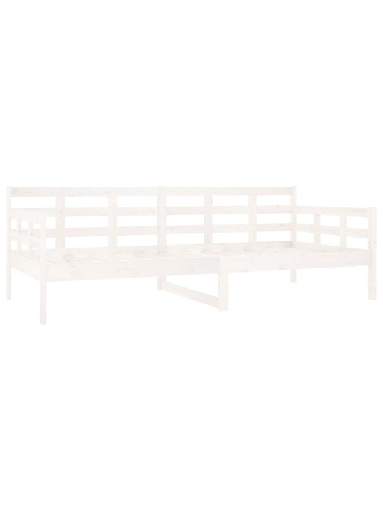 Válenda bílá masivní borové dřevo 90 x 200 cm