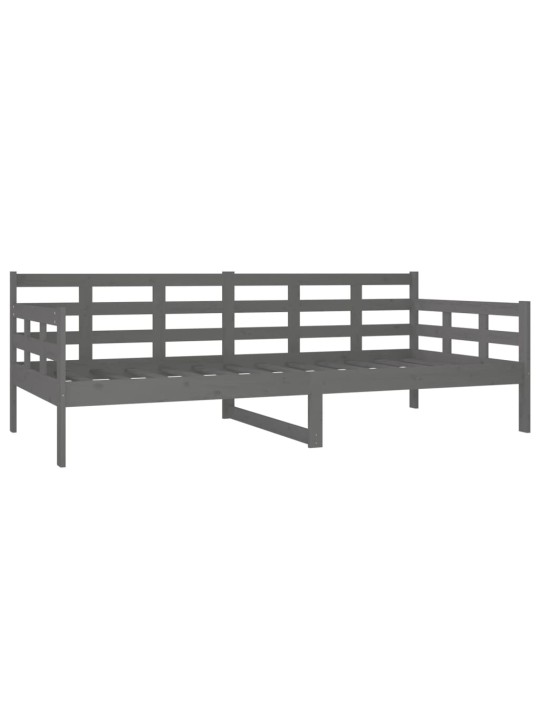 Válenda šedá masivní borové dřevo 90 x 200 cm