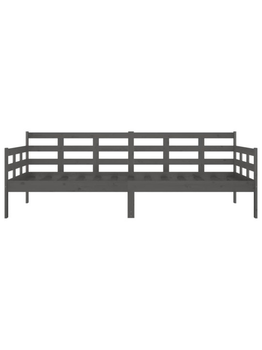 Válenda šedá masivní borové dřevo 90 x 200 cm
