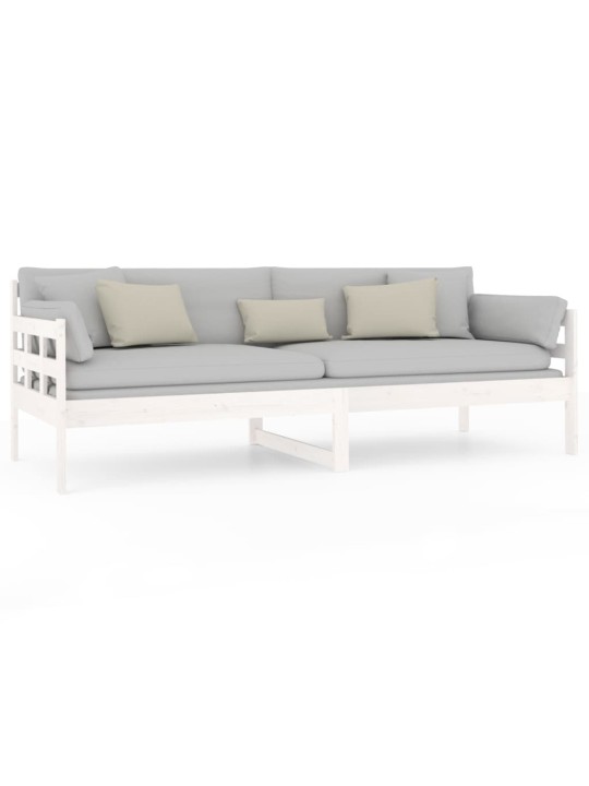Válenda bílá masivní borové dřevo 80 x 200 cm
