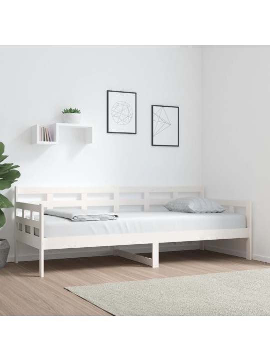Válenda bílá masivní borové dřevo 80 x 200 cm
