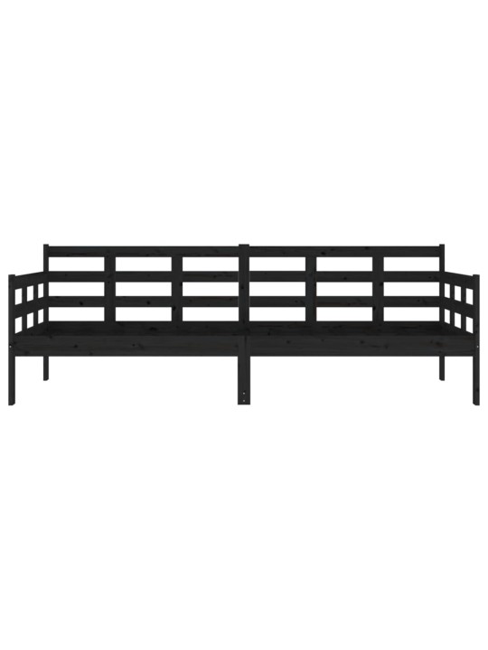 Válenda černá masivní borové dřevo 80 x 200 cm