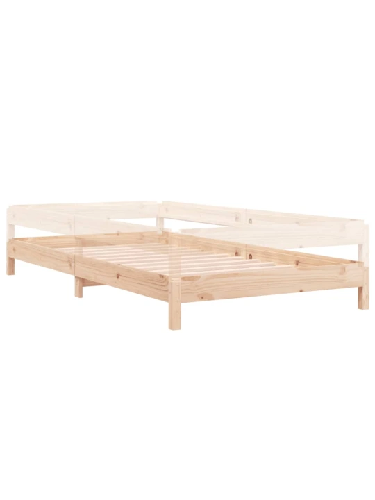 Stohovatelná postel 80 x 200 cm masivní borovice