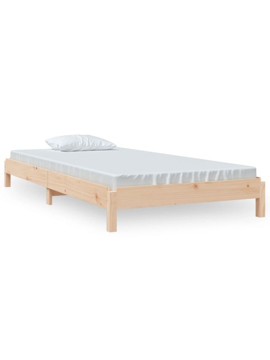 Stohovatelná postel 75 x 190 cm masivní borovice