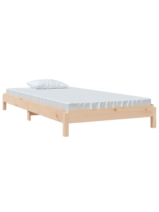 Stohovatelná postel 75 x 190 cm masivní borovice