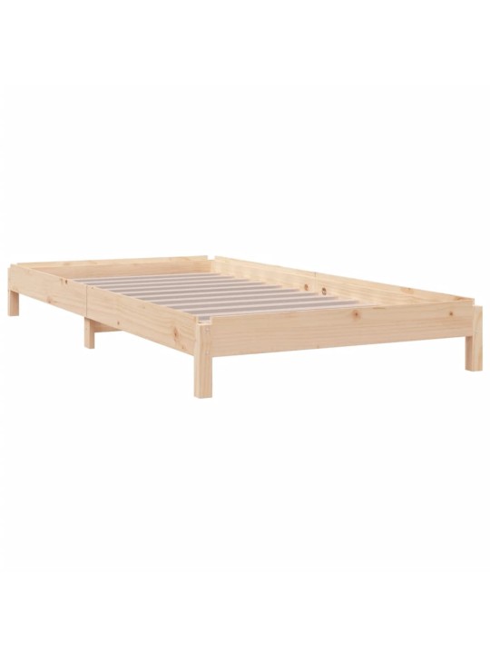 Stohovatelná postel 75 x 190 cm masivní borovice