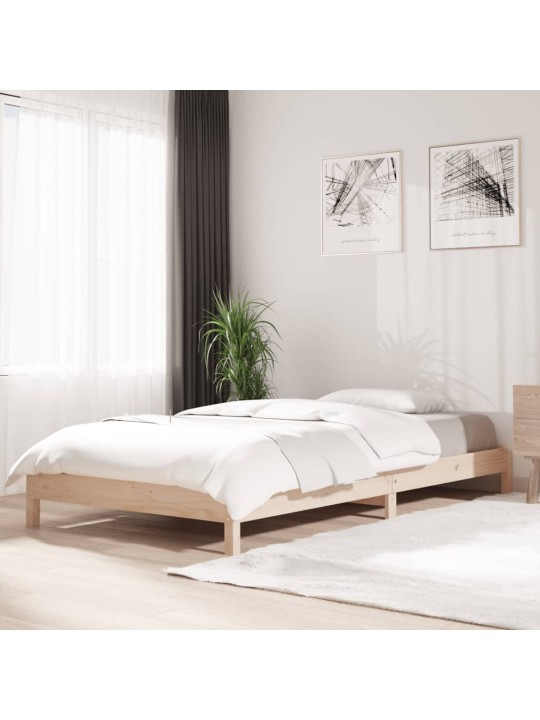 Stohovatelná postel 75 x 190 cm masivní borovice