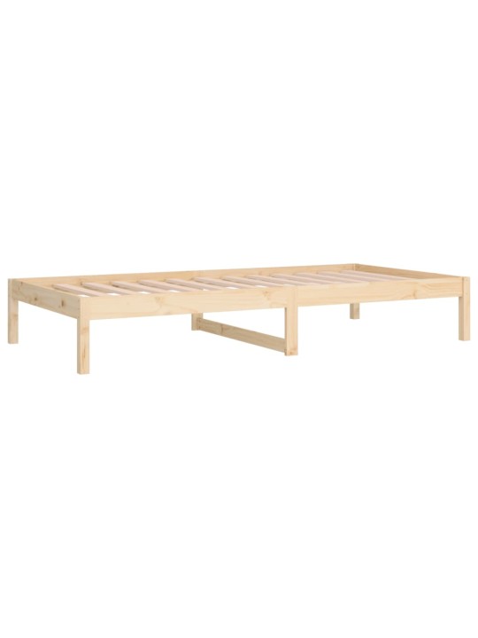Válenda bez matrace 90 x 200 cm masivní borovice