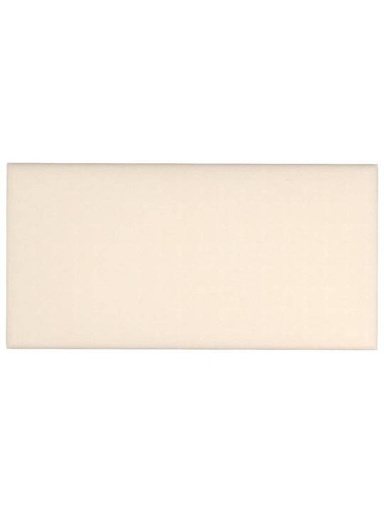 Nástěnné panely 12 ks krémové 60 x 30 cm samet 2,16 m²