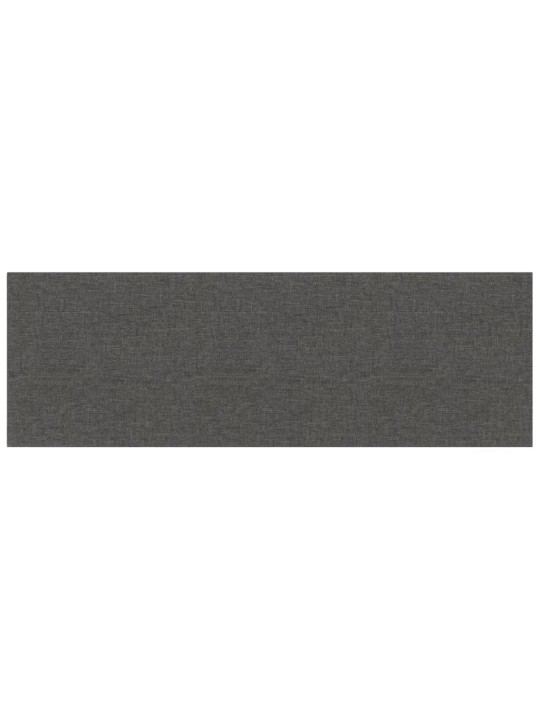 Nástěnné panely 12 ks tmavě šedé 90 x 30 cm textil 3,24 m²