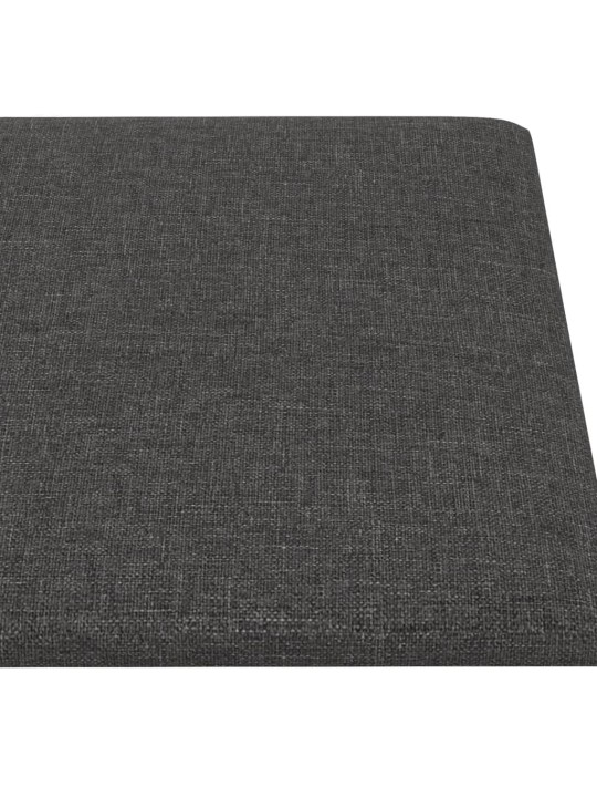 Nástěnné panely 12 ks tmavě šedé 90 x 30 cm textil 3,24 m²