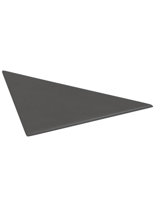 Nástěnné panely 12 ks šedé 30 x 30 cm umělá kůže 0,54 m²