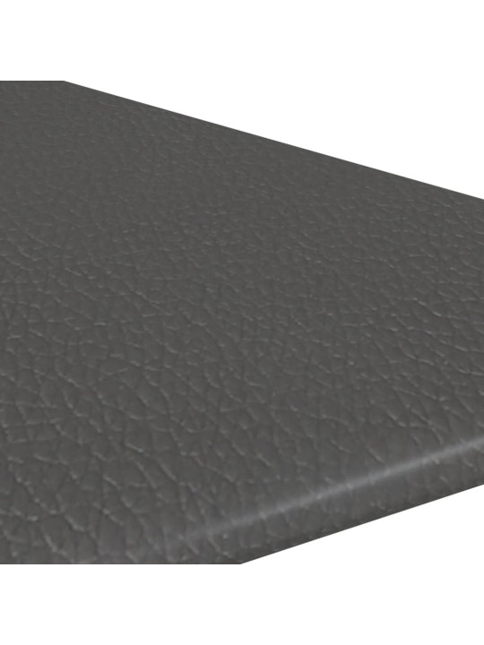 Nástěnné panely 12 ks šedé 30 x 30 cm umělá kůže 0,54 m²