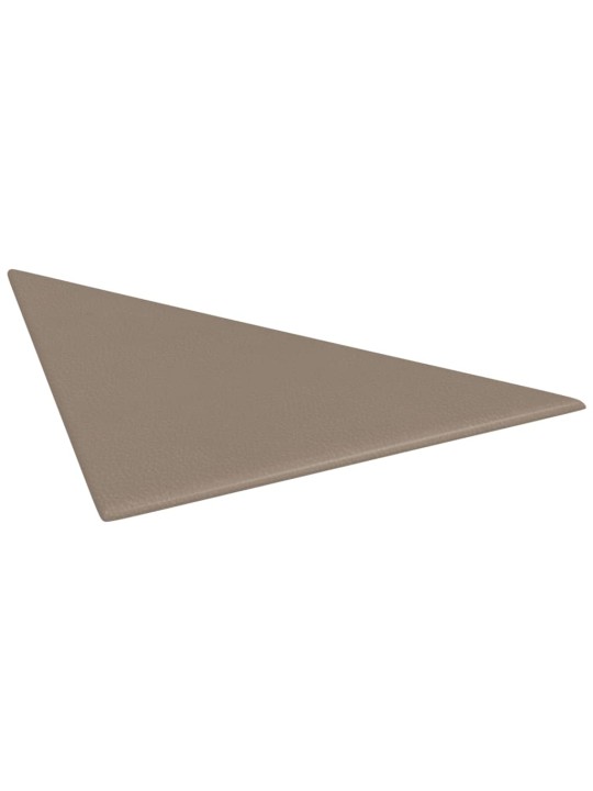 Nástěnné panely 12 ks cappuccino 30 x 30 cm umělá kůže 0,54 m²