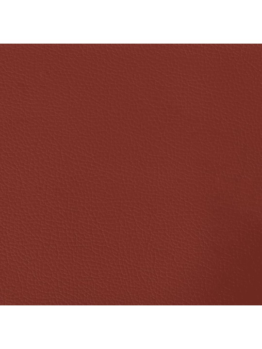 Nástěnné panely 12 ks vínové 30 x 30 cm umělá kůže 0,54 m²