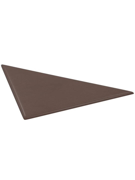 Nástěnné panely 12 ks hnědé 30 x 30 cm umělá kůže 0,54 m²
