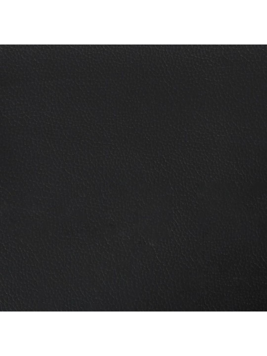 Nástěnné panely 12 ks černé 30 x 15 cm umělá kůže 0,54 m²