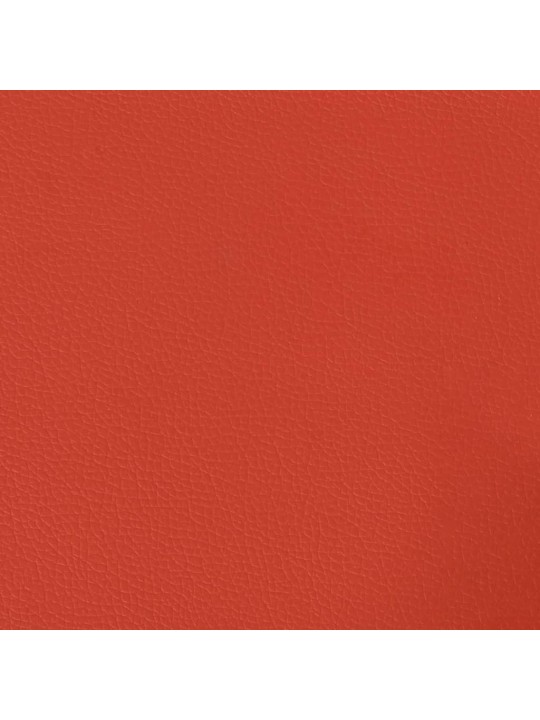 Nástěnné panely 12 ks červené 30 x 15 cm umělá kůže 0,54 m²