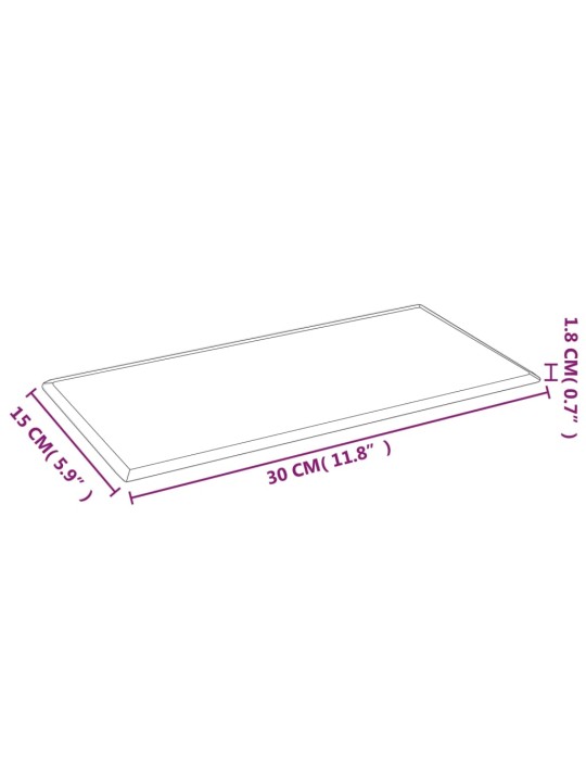 Nástěnné panely 12 ks šedé 30 x 15 cm umělá kůže 0,54 m²