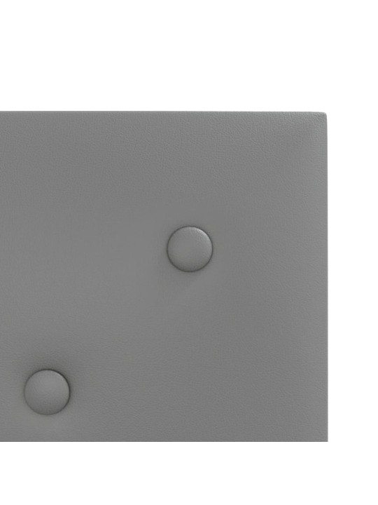 Nástěnné panely 12 ks šedé 30 x 30 cm umělá kůže 1,08 m²