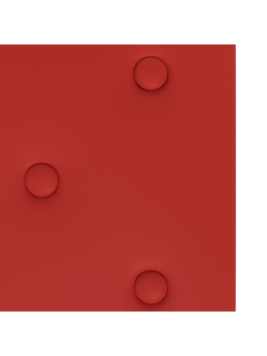 Nástěnné panely 12 ks vínové 60 x 30 cm umělá kůže 2,16 m²