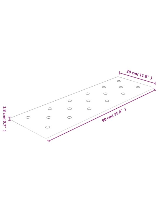 Nástěnné panely 12 ks černé 90 x 30 cm umělá kůže 3,24 m²