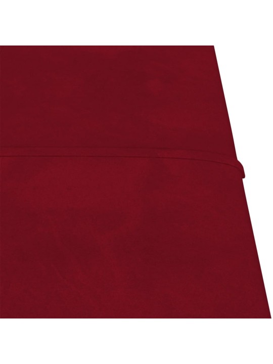 Nástěnné panely 12 ks vínové 30 x 30 cm samet 1,08 m²