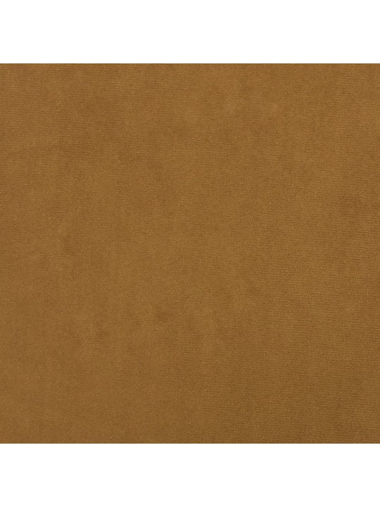 Nástěnné panely 12 ks hnědé 60 x 15 cm samet 1,08 m²