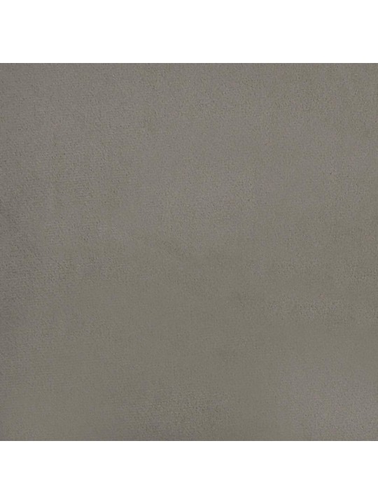 Nástěnné panely 12 ks světle šedé 90 x 15 cm samet 1,62 m²