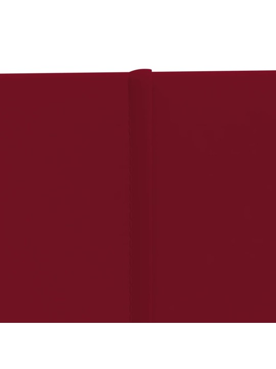 Nástěnné panely 12 ks vínové 90 x 15 cm samet 1,62 m²