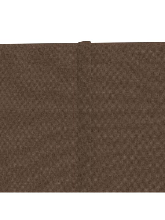 Nástěnné panely 12 ks hnědé 90 x 30 cm textil 3,24 m²