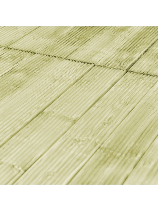 Podlahová prkna 48 ks 6,96 m² 1 m impregnované borové dřevo