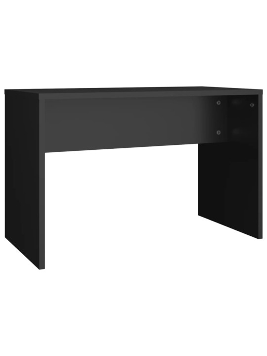 Stolička k toaletnímu stolku černá 70x35x45 cm kompozitní dřevo