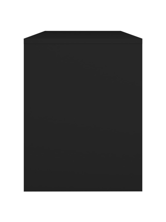 Stolička k toaletnímu stolku černá 70x35x45 cm kompozitní dřevo
