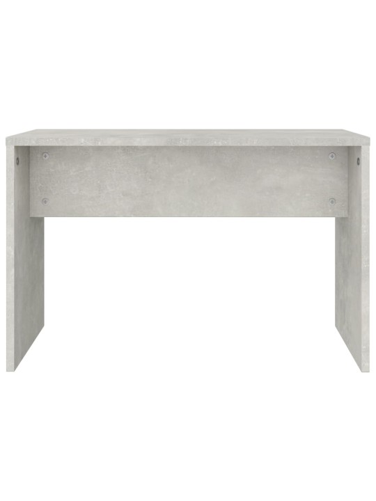 Stolička k toaletnímu stolku betonově šedá 70x35x45 cm kompozit